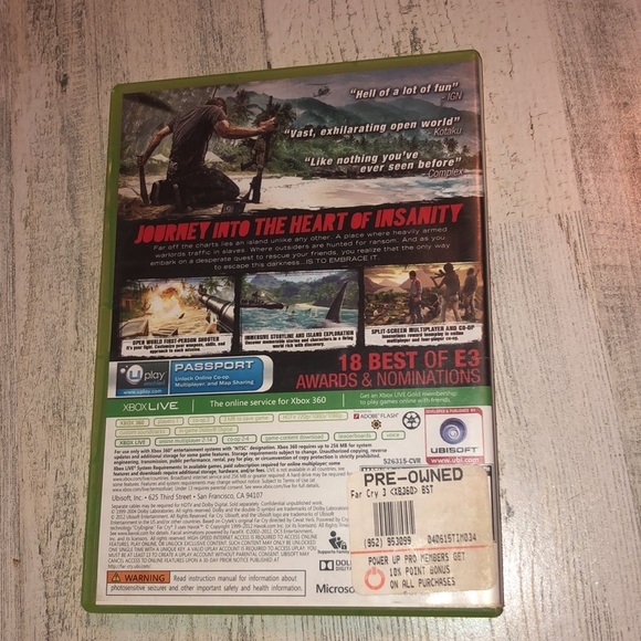 Farcry3 Xbox360 game shooting game gaming console game video game​​ - Picture 2 of 3